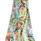 Sakkas Anahi Flowy Design V Neck Long Caftan Dress / Cover Up With Rhinestone