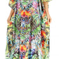 Sakkas Anahi Flowy Design V Neck Long Caftan Dress / Cover Up With Rhinestone