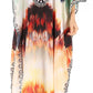 Sakkas Anahi Flowy Design V Neck Long Caftan Dress / Cover Up With Rhinestone