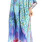 Sakkas Anahi Flowy Design V Neck Long Caftan Dress / Cover Up With Rhinestone
