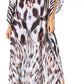 Sakkas Anahi Flowy Design V Neck Long Caftan Dress / Cover Up With Rhinestone