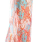 Sakkas Wilder Printed Design Long Sheer Rhinestone Caftan Dress / Cover Up