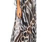 Sakkas Wilder Printed Design Long Sheer Rhinestone Caftan Dress / Cover Up