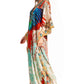 Sakkas Georgettina Flowy Rhinestone V Neck Long Caftan Dress/Cover Up