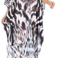 Sakkas Georgettina Flowy Rhinestone V Neck Long Caftan Dress/Cover Up