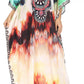 Sakkas Georgettina Flowy Rhinestone V Neck Long Caftan Dress/Cover Up