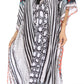 Sakkas Georgettina Flowy Rhinestone V Neck Long Caftan Dress/Cover Up
