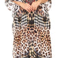 Sakkas Georgettina Flowy Rhinestone V Neck Long Caftan Dress/Cover Up