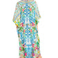 Sakkas Georgettina 2025 Flowy Rhinestone V Neck Long Caftan Dress / Cover Up