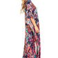 Sakkas Georgettina 2025 Flowy Rhinestone V Neck Long Caftan Dress / Cover Up