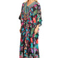 Sakkas Georgettina 2025 Flowy Rhinestone V Neck Long Caftan Dress / Cover Up