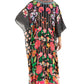 Sakkas Georgettina 2025 Flowy Rhinestone V Neck Long Caftan Dress / Cover Up