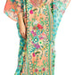 Sakkas Georgettina 2025 Flowy Rhinestone V Neck Long Caftan Dress / Cover Up