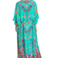 Sakkas Georgettina 2025 Flowy Rhinestone V Neck Long Caftan Dress / Cover Up