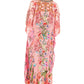 Sakkas Georgettina 2025 Flowy Rhinestone V Neck Long Caftan Dress / Cover Up