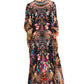 Sakkas Georgettina 2025 Flowy Rhinestone V Neck Long Caftan Dress / Cover Up