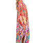 Sakkas Georgettina 2025 Flowy Rhinestone V Neck Long Caftan Dress / Cover Up