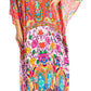 Sakkas Georgettina 2025 Flowy Rhinestone V Neck Long Caftan Dress / Cover Up
