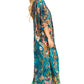 Sakkas Georgettina 2025 Flowy Rhinestone V Neck Long Caftan Dress / Cover Up