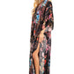 Sakkas Georgettina 2025 Flowy Rhinestone V Neck Long Caftan Dress / Cover Up