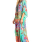 Sakkas Georgettina 2025 Flowy Rhinestone V Neck Long Caftan Dress / Cover Up