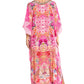 Sakkas Georgettina 2025 Flowy Rhinestone V Neck Long Caftan Dress / Cover Up
