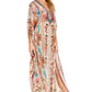 Sakkas Georgettina 2025 Flowy Rhinestone V Neck Long Caftan Dress / Cover Up
