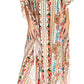Sakkas Georgettina 2025 Flowy Rhinestone V Neck Long Caftan Dress / Cover Up