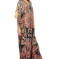 Sakkas Georgettina 2025 Flowy Rhinestone V Neck Long Caftan Dress / Cover Up