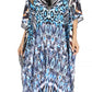 Sakkas Georgettina Flowy Rhinestone V Neck Long Caftan Dress/Cover Up