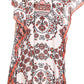 Sakkas Georgettina Flowy Rhinestone V Neck Long Caftan Dress/Cover Up