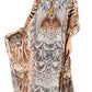 Sakkas Georgettina Flowy Rhinestone V Neck Long Caftan Dress/Cover Up