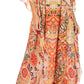 Sakkas Georgettina Flowy Rhinestone V Neck Long Caftan Dress/Cover Up