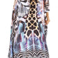 Sakkas Georgettina Flowy Rhinestone V Neck Long Caftan Dress/Cover Up