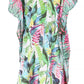 Sakkas Georgettina Flowy Rhinestone V Neck Long Caftan Dress/Cover Up