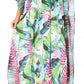 Sakkas Georgettina Flowy Rhinestone V Neck Long Caftan Dress/Cover Up