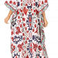 Sakkas Georgettina Flowy Rhinestone V Neck Long Caftan Dress/Cover Up