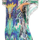 Sakkas MiuMiu Ligthweight Summer Printed Short Caftan Dress / Cover Up