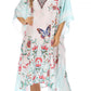 Sakkas MiuMiu Ligthweight Summer Printed Short Caftan Dress / Cover Up