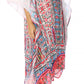 Sakkas MiuMiu Ligthweight Summer Printed Short Caftan Dress / Cover Up