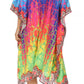 Sakkas MiuMiu Ligthweight Summer Printed Short Caftan Dress / Cover Up