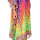 Sakkas MiuMiu Ligthweight Summer Printed Short Caftan Dress / Cover Up