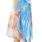 Sakkas MiuMiu Ligthweight Summer Printed Short Caftan Dress / Cover Up