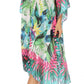 Sakkas MiuMiu Ligthweight Summer Printed Short Caftan Dress / Cover Up