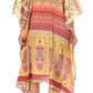 Sakkas MiuMiu Ligthweight Summer Printed Short Caftan Dress / Cover Up