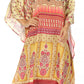 Sakkas MiuMiu Ligthweight Summer Printed Short Caftan Dress / Cover Up