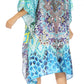 Sakkas MiuMiu Ligthweight Summer Printed Short Caftan Dress / Cover Up
