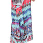 Sakkas MiuMiu Ligthweight Summer Printed Short Caftan Dress / Cover Up