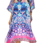 Sakkas MiuMiu Ligthweight Summer Printed Short Caftan Dress / Cover Up