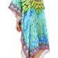 Sakkas MiuMiu Ligthweight Summer Printed Short Caftan Dress / Cover Up